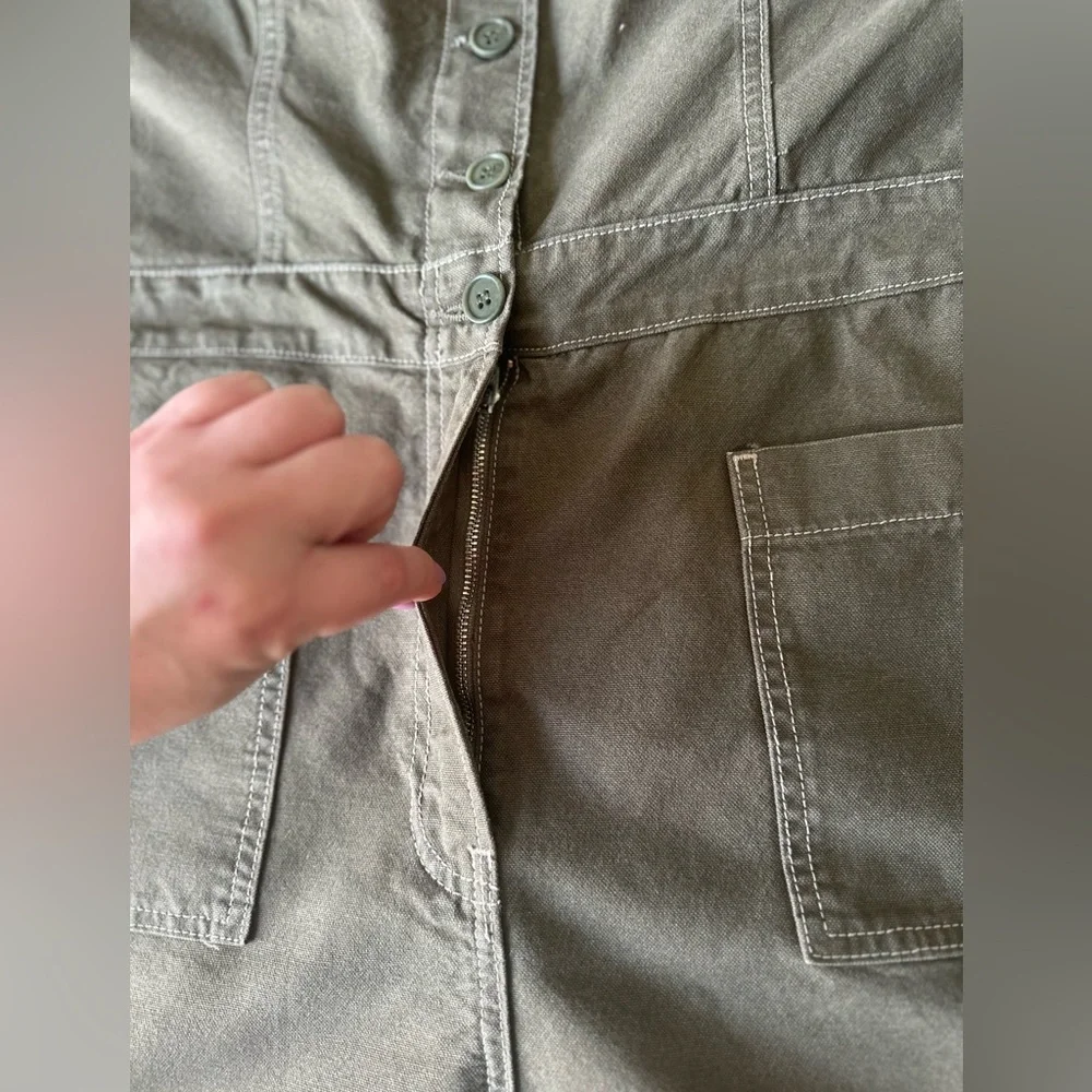 Reformation Amory Green Jumpsuit - 12 - Picture 10 of 13